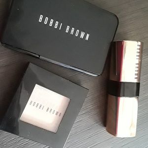 Bobbi brown/lipstick/bubbly metallic eyeshadow/lip
